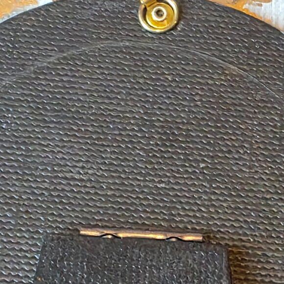 Metal Sunburst Mirror Gold-toned Decorative Picture Frame Standing Hanging - Picture 5 of 11